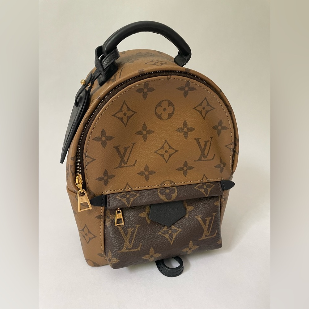 Authentic Louis Vuitton Palm Springs Mini Reverse Backpack